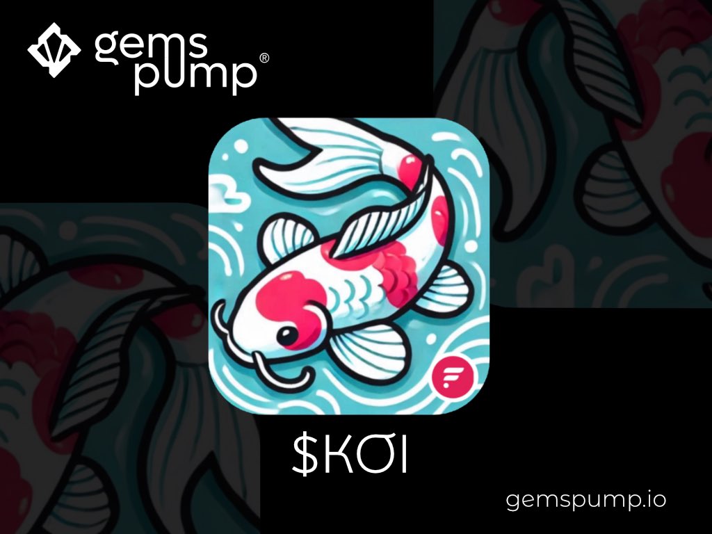 KoiCoin $KOI on <a href="/gemspump_io/">GemsPump</a> is swimming upstream and making a splash in the Flare meme pond! Dive into <a href="/koicoin_/">KoiCoin 🌊</a> and just go with the flow… 🌊🌊🌊