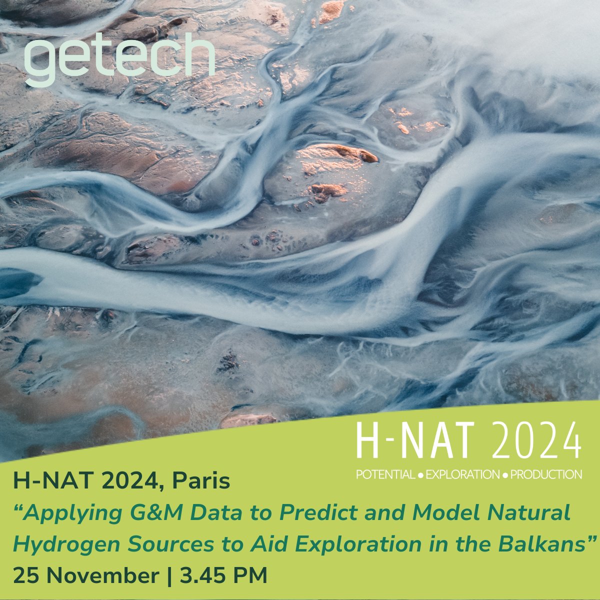 We’re proud to be part of #HNAT2024, 25-26 Nov in Paris. David Tierney presents on “Applying G&amp;M Data to Predict and Model Natural #Hydrogen Sources to Aid #Exploration in the Balkans” on 25 Nov at 3:45 PM. Meet us there or drop a message to connect. #GTC #EnergyTransition
