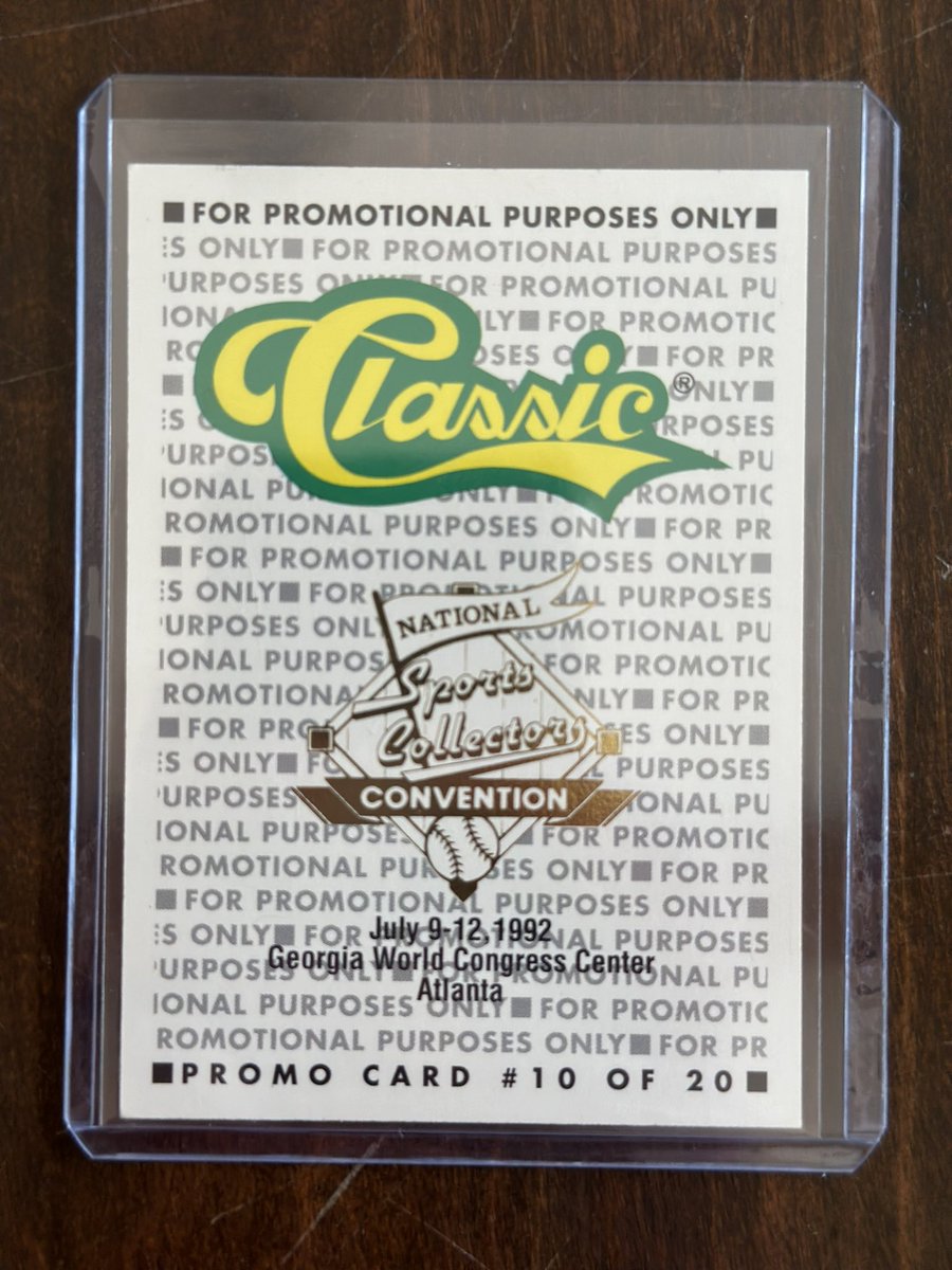 CheapSportsCar1's tweet photo. 🚨Ken Griffey Jr. Stack Sale! (P42)

1992 Classic National Convention Promo

$5.00 https://t.co/GBM8eq7c6D