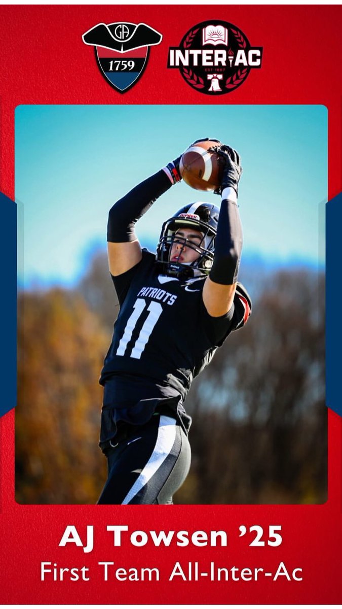 Honored to be named First Team All Inter- Ac! <a href="/GAPatriots/">GAPatriots</a> <a href="/PrepRedzone/">Prep Redzone 🏈</a> @PRZPAvic