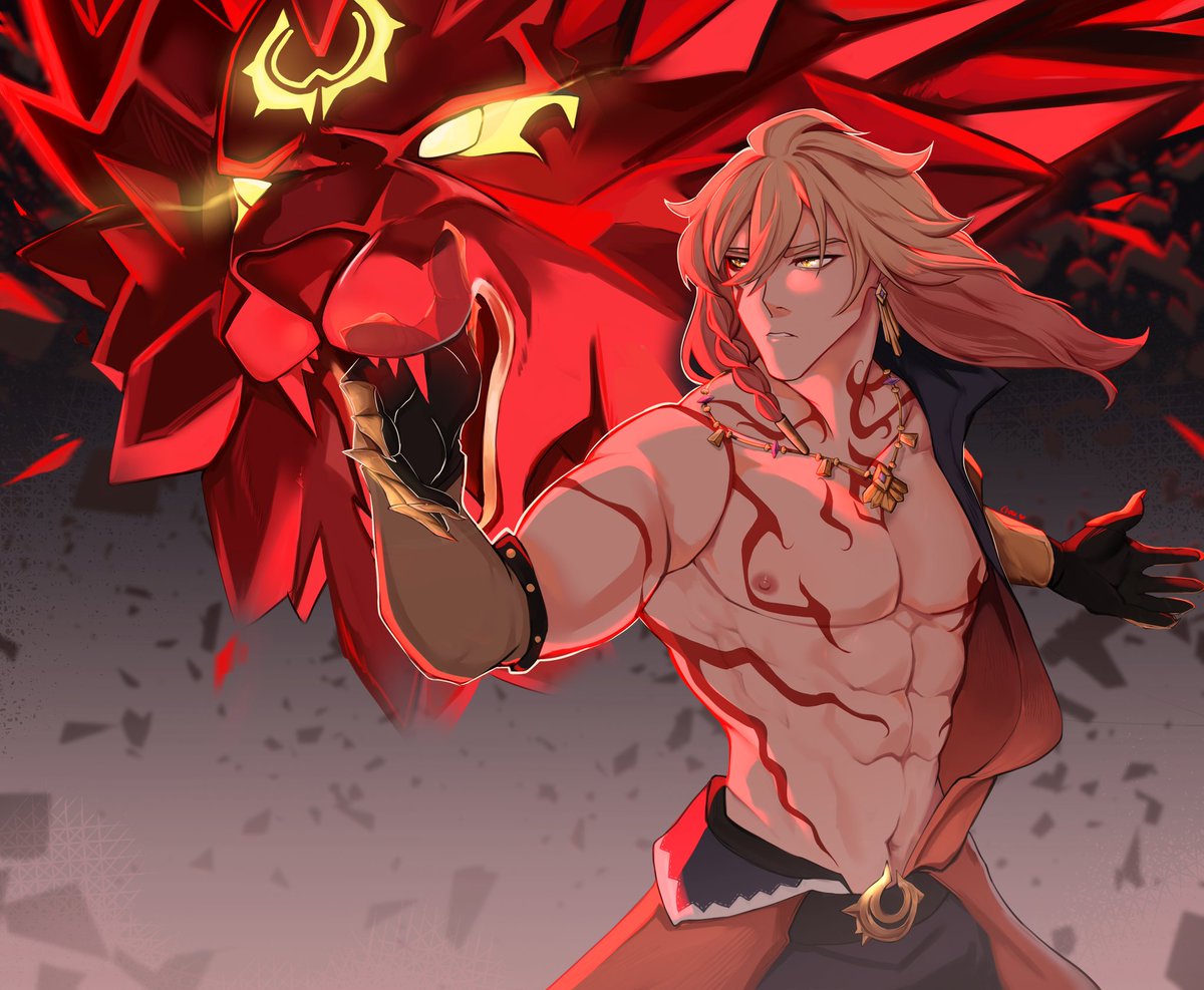 Gou_u3u's tweet image. Him🦁🔥 #Mydei #HonkaiStarRail