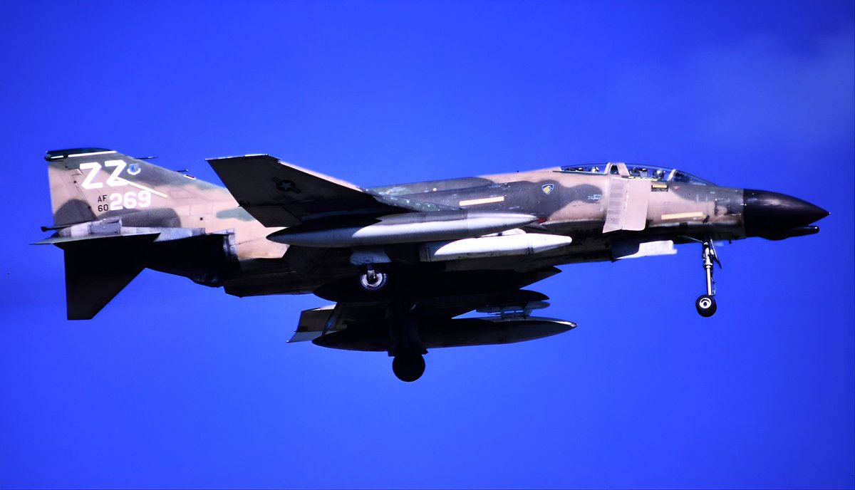 headdancer7's tweet image. #いい25の日 嘉手納基地、横田基地
F-4D 25TFS 18TFW ZZgn、65-0767
66-0269、67-7721、1979、
嘉手納基地F-4Dの配備が、1975年から始まり、1979年、F-15配備迄まで、F-4Dが居ました～
