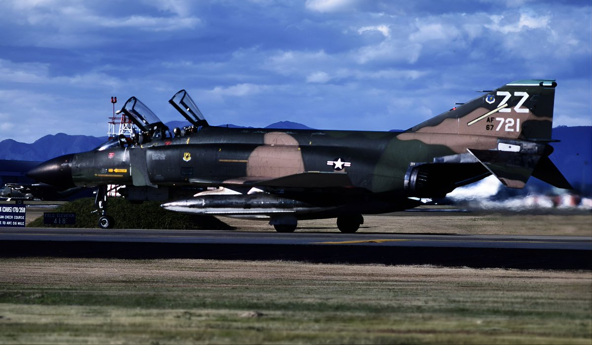 headdancer7's tweet image. #いい25の日 嘉手納基地、横田基地
F-4D 25TFS 18TFW ZZgn、65-0767
66-0269、67-7721、1979、
嘉手納基地F-4Dの配備が、1975年から始まり、1979年、F-15配備迄まで、F-4Dが居ました～