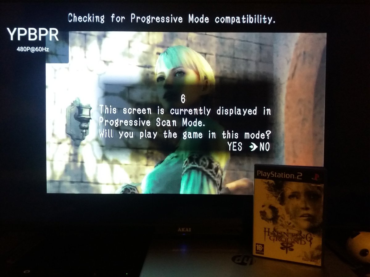 JillJVF96's tweet photo. OG #RE4 progressive mode for #PS2 isn't shown on backcover nor on manual so the selection menu is hidden indeed.
Some other #SurvivalHorror titles like #HauntingGround & #ProjectZero3 allow you to activate it when starting the game,at least.
#ResidentEvil #REBHFun #バイオハザード https://t.co/nZSfZ5SdS5
