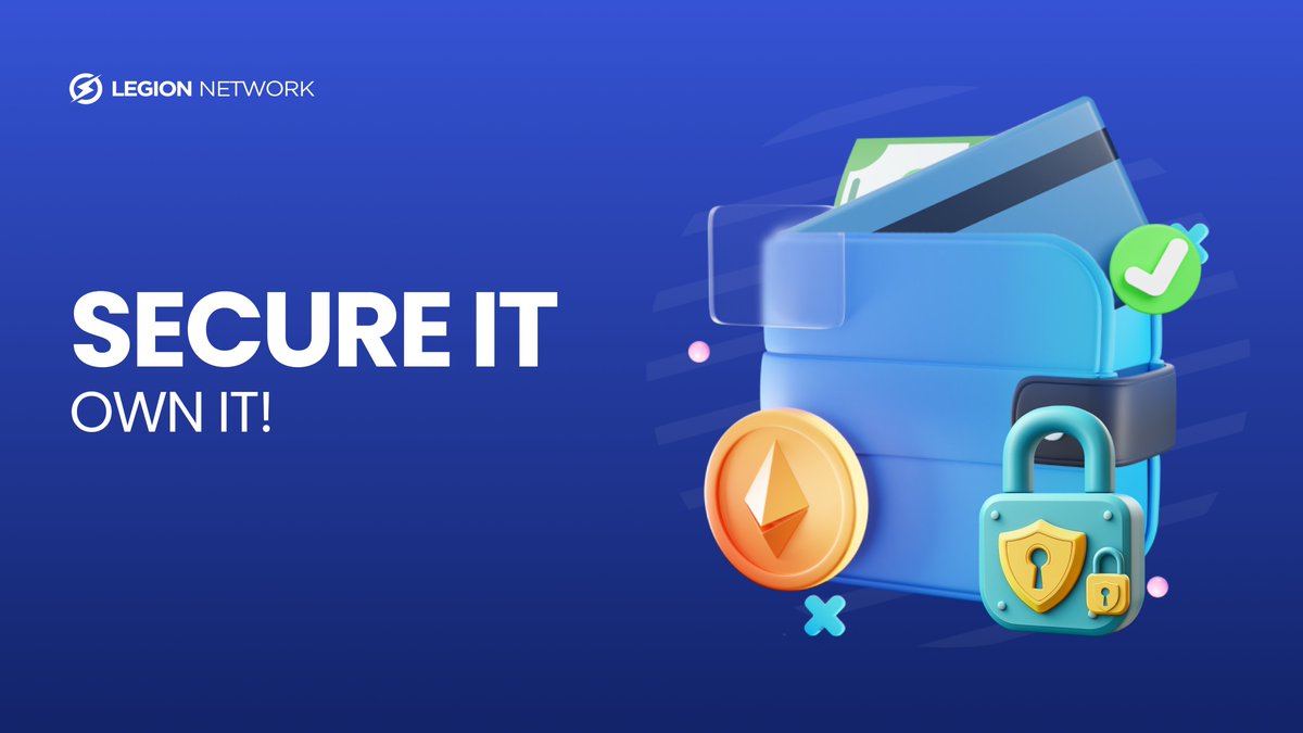 Your Legion Wallet is your gateway to securely managing your digital assets! 🔐

𝐏𝐫𝐨 𝐓𝐢𝐩: Enable 2FA to add an extra layer of security to your assets.

 Have you secured your wallet today?
#LegionWallet #DigitalAssets #Web3Security