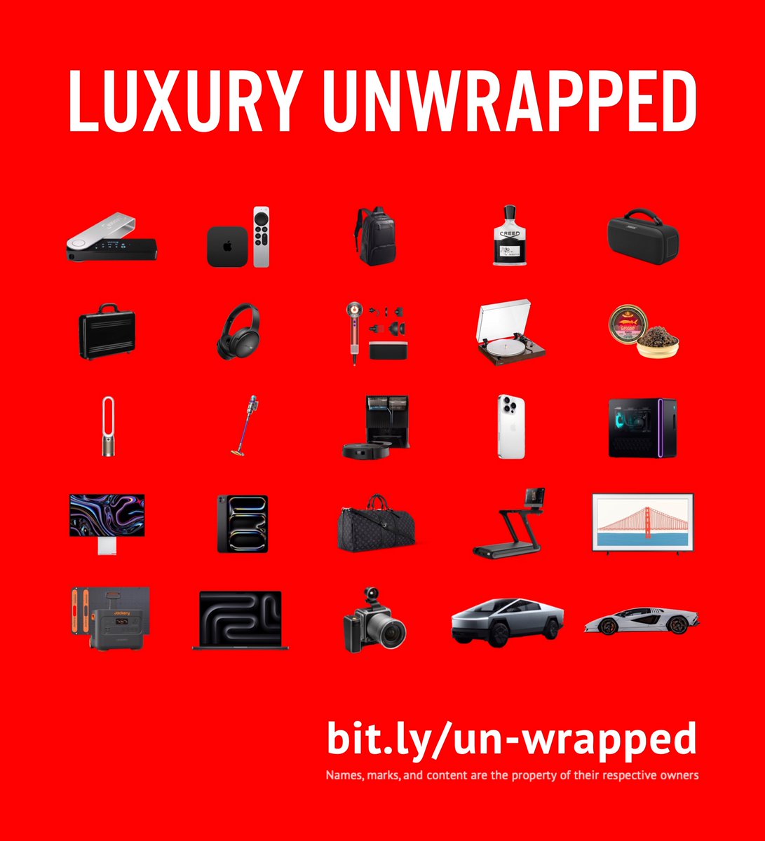 ScottGraffius's tweet photo. Luxury Unwrapped presents 25 amazing gifts including the Apple iPhone 16 Pro Max. Explore the list.
https://t.co/uzqWPIybNc
@Apple #Apple #iPhone #iPhone16 #iPhone16ProMax | #LuxuryUnwrapped #Gifts #LuxuryGifts #HolidayGifts #GiftGuide #LuxuryGiftGuide https://t.co/xk80NckrYD