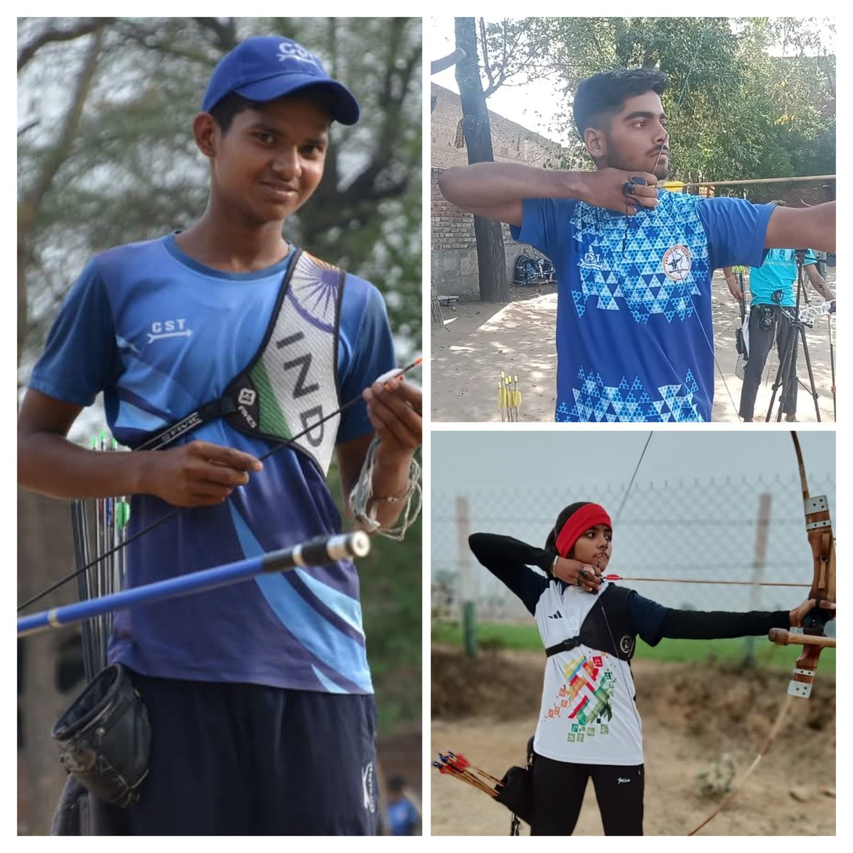 cstarchery's tweet photo. #AjayKumarNagarwal ,#Vikasyadav &amp; #Nehakumawat will selected in Rajasthan Team &amp; Representative in the #SeniorNational Archery Championship Jhamshedpur Jharkhand 
Many congratulations and best wishes to all the players, parents
#selection #National #rajasthan #teamspirit https://t.co/Pk2IHuzzpr