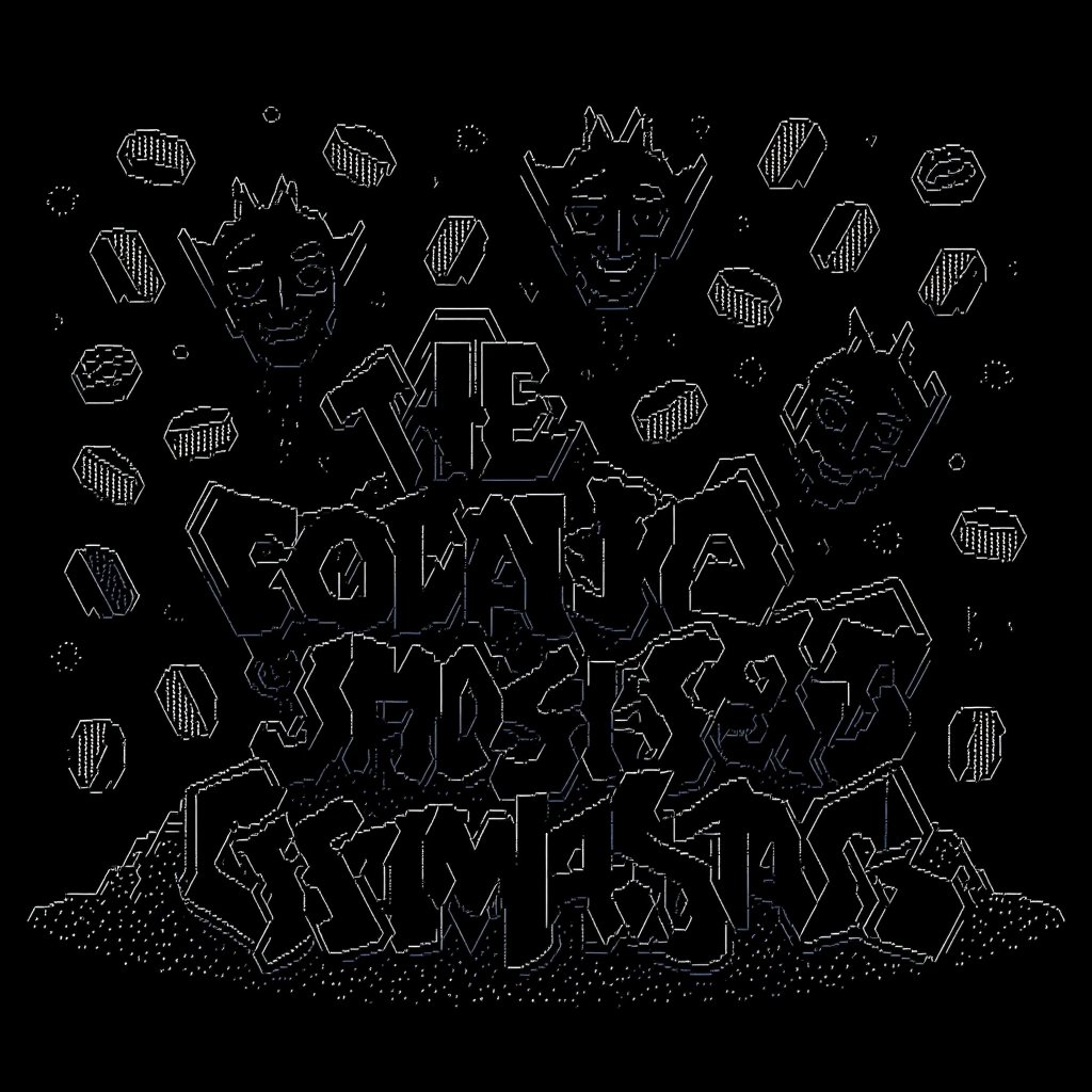 In the carnival of digital folly, jester coins pirouette on the edge of reason, their laughter echoing through the blockchain void—$ABSCII.