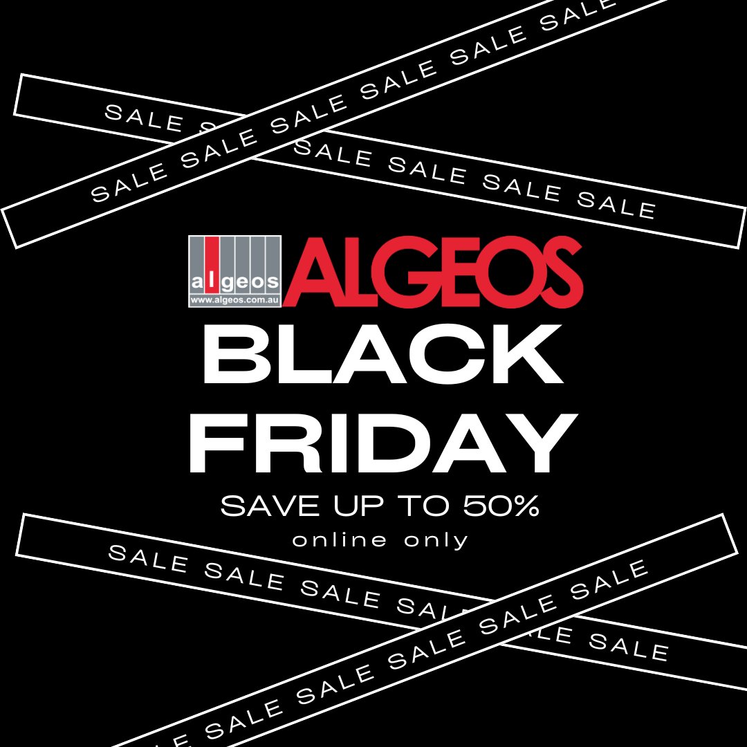 AlgeosAustralia's tweet photo. Snag a great deal today... Black Friday Specials are now live on our website. 

Available while stocks last!

https://t.co/4M7TrhKuPp

#blackfriday2024 #blackfridaydeals #SpecialOffer https://t.co/kIV09XLsej