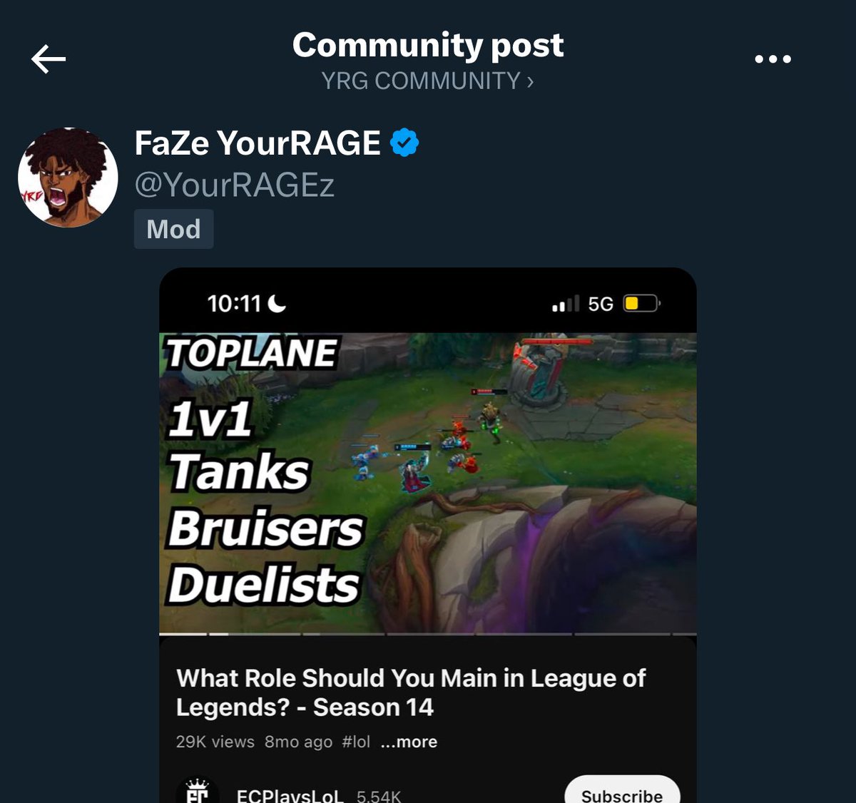 rageupdates's tweet photo. Looks like YourRAGE has resulted to playing LEAGUE OF FUCKING LEGENDS during his break 🤢🤮 https://t.co/RBJByxQHKR