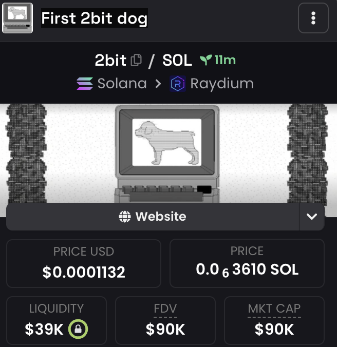 BlockTraderHQ's tweet image. I aped $2bit #2bit it could be the new meta

dexscreener.com/solana/2zquifj…