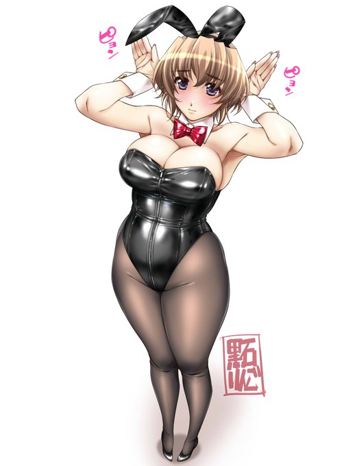 #バニーガール貼って元気づけてください 