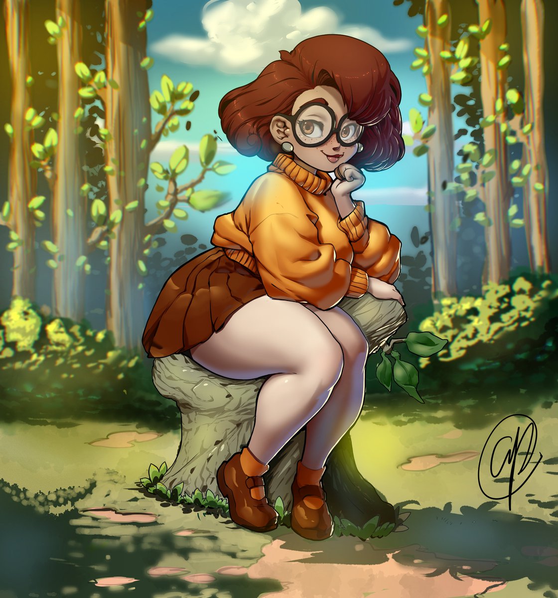 TeamRushGame's tweet image. Recent Art - Velma 
#velma #scoobydoo #jinkies