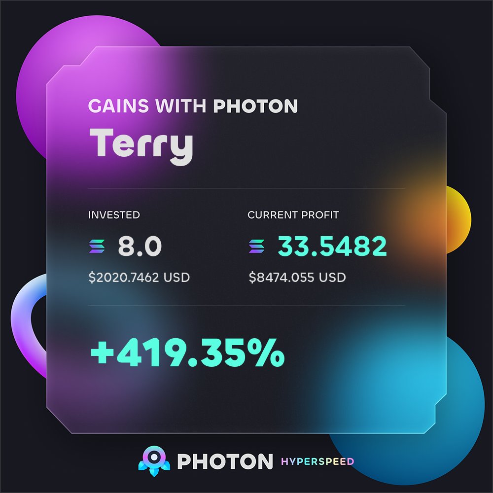 Okay I'm out of $TERRY...y'all can moon it now.