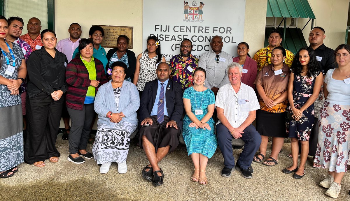 PacMOSSI Consortium (@pacmossi) on Twitter photo Kicking off the 2024 PacMOSSI training in Suva, Fiji! 🌴 Pacific public health experts are gaining skills to tackle dengue mosquitoes. Hosted by <a href="/MOHFiji/">Ministry of Health & Medical Services - Fiji</a> with support from <a href="/jcu/">James Cook Uni</a>, <a href="/spc_cps/">Pacific Community</a>, <a href="/QIMRB_Institute/">QIMR Berghofer</a> & <a href="/BeyondBES/">Beyond Essential Systems</a>. Here’s to impactful learning! 🦟 #PacMOSSI #HealthyRegion Kicking off the 2024 PacMOSSI training in Suva, Fiji! 🌴 Pacific public health experts are gaining skills to tackle dengue mosquitoes. Hosted by <a href="/MOHFiji/">Ministry of Health & Medical Services - Fiji</a> with support from <a href="/jcu/">James Cook Uni</a>, <a href="/spc_cps/">Pacific Community</a>, <a href="/QIMRB_Institute/">QIMR Berghofer</a> & <a href="/BeyondBES/">Beyond Essential Systems</a>. Here’s to impactful learning! 🦟 #PacMOSSI #HealthyRegion