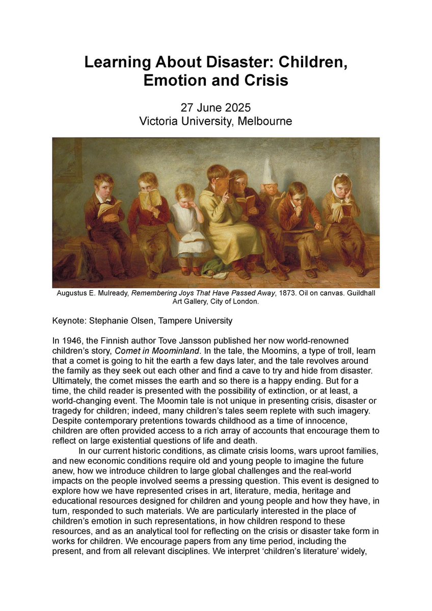 EHCS_Journal's tweet image. Deadline approaching! #CFP Learning about Disaster societyhistoryemotions.com/wp-content/upl…