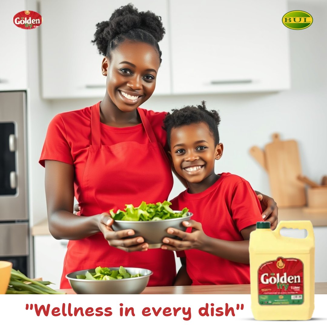 BidcoUganda's tweet image. Start the week right with meals that are not just delicious but healthy too! 📷
Let the golden touch of Golden Fry bring flavor and
wellness to every dish.📷
#GoldenFryHealth #HealthyCooking