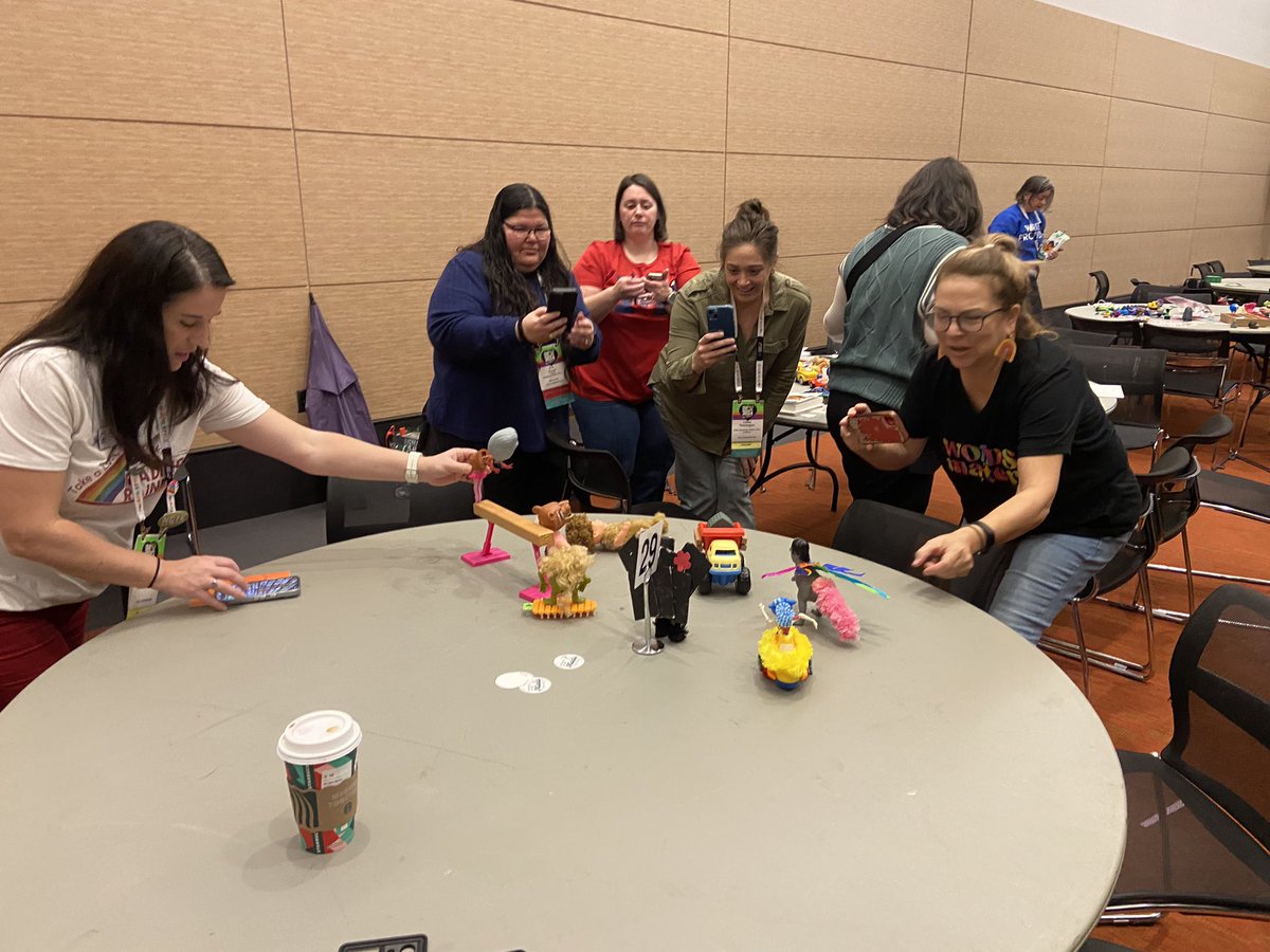 Alex_Corbitt's tweet photo. Our middle level arts-based activism session at @ncte! Shoutout to @scholarlysewist, Casey Pennington, and Sarah Bonner for facilitating!!
#NCTE24 #NCTE #makersinthemiddle https://t.co/ul0DbcsVsh