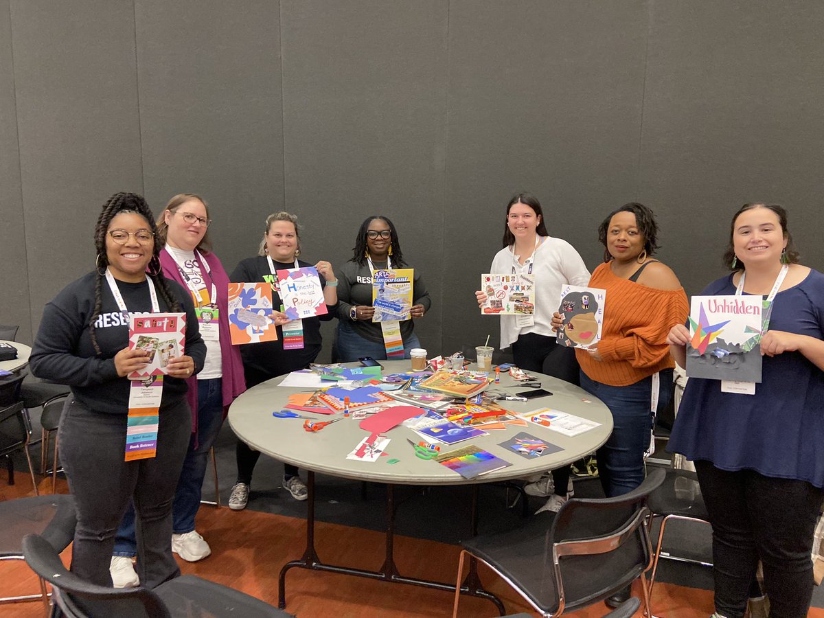 Alex_Corbitt's tweet photo. Our middle level arts-based activism session at @ncte! Shoutout to @scholarlysewist, Casey Pennington, and Sarah Bonner for facilitating!!
#NCTE24 #NCTE #makersinthemiddle https://t.co/ul0DbcsVsh