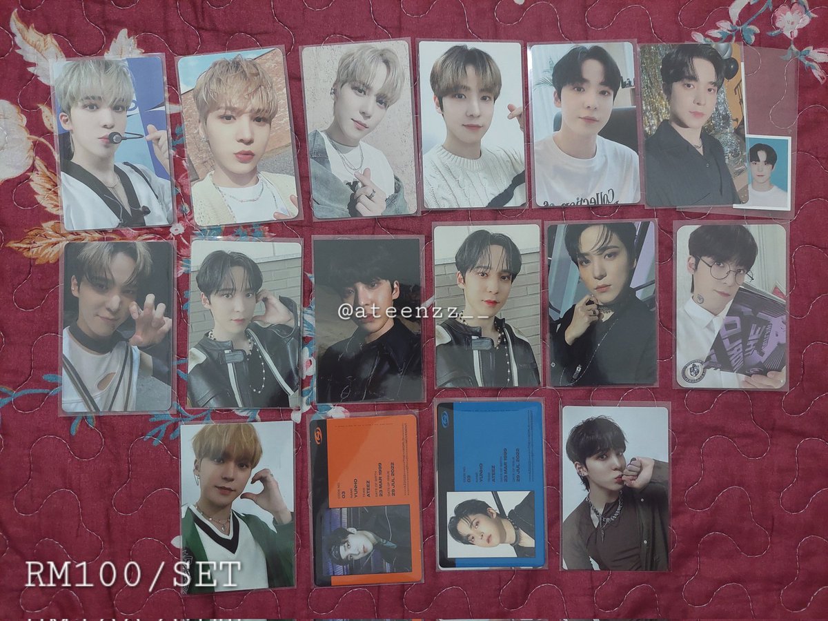 Ateenzz__'s tweet photo. 🌟 WTS WTS WTS 🌟

ATEEZ BULK PHOTOCARD
ALBUM PC
POB

🍓 Only accept in set
🍓 Can open sharing
🍓 DM or comment to claim
🍓 FCFS
🍓 Slow postage 
🍓 NO JOY BUYER / BACKOUT
🍓 Postage 
WM RM10 / EM RM17

#pasarateez #pasarATEEZMY #ATEEZ https://t.co/PNJBx1ZyCH