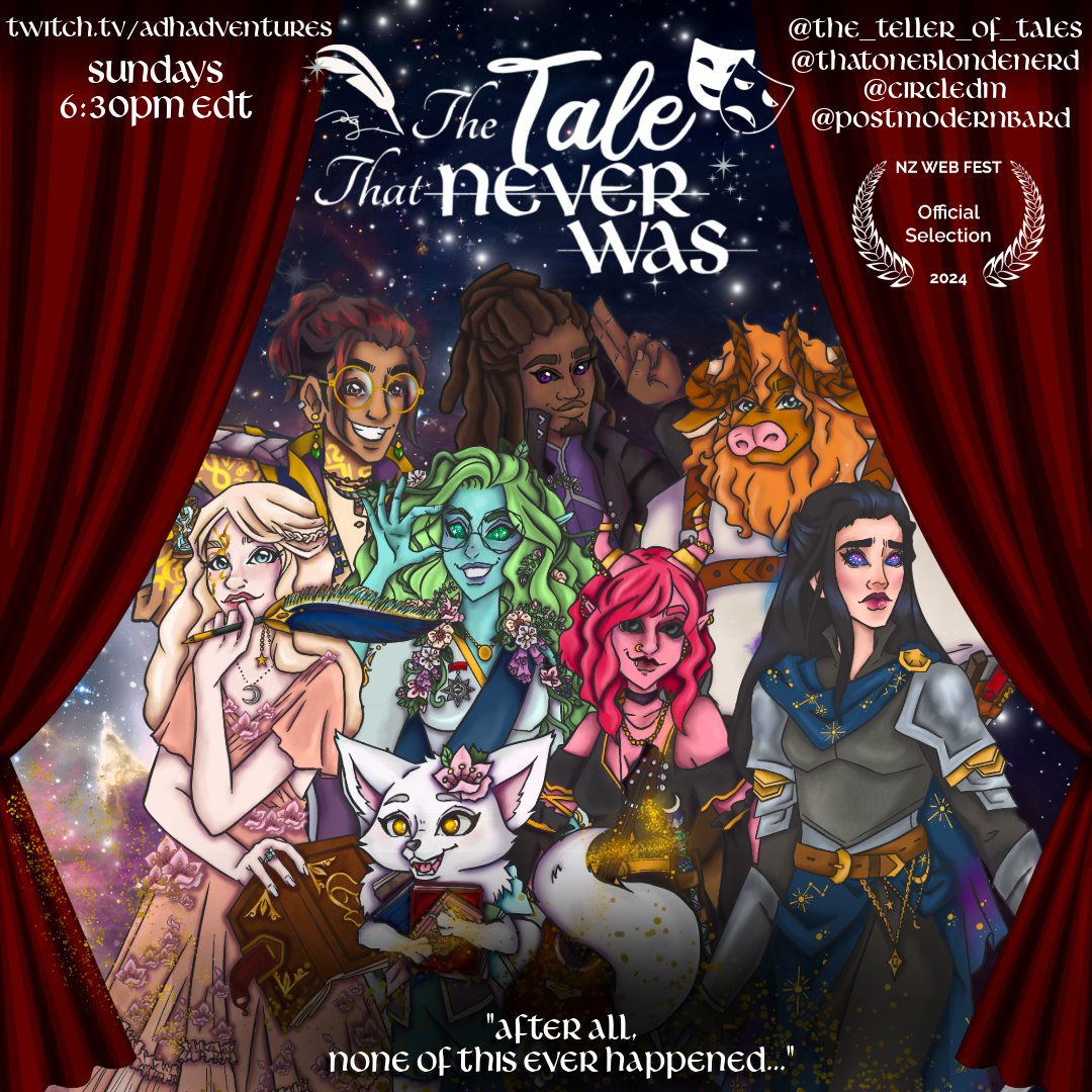 Last time on TTTNW, The Wildcards had a terrifying psionic showdown w/Estro.

They saved the cultists, but as he got into their minds &amp; trapped them one by one, the party made a desperate play to stop him.

Will it be worth it? 😬

Now on twitch.tv/adhadventures!
#actualplay