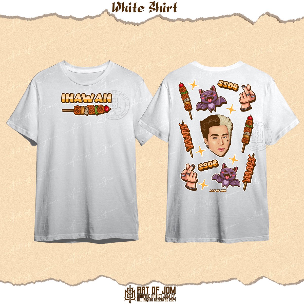 artofJom's tweet photo. IHAWAN FAN ART SHIRT ✍🏻💗
Ako po mismo gumuhit at nagdesign! 

UP for Preorder mga IHAWAN 🤙
@JoshCullen_s @SB19Official 
#Joshcullen #SB19_Josh #SB19
#IHAWAN #BBQS #ATINNEEDSMOOTS https://t.co/bB9Q3C2xVx