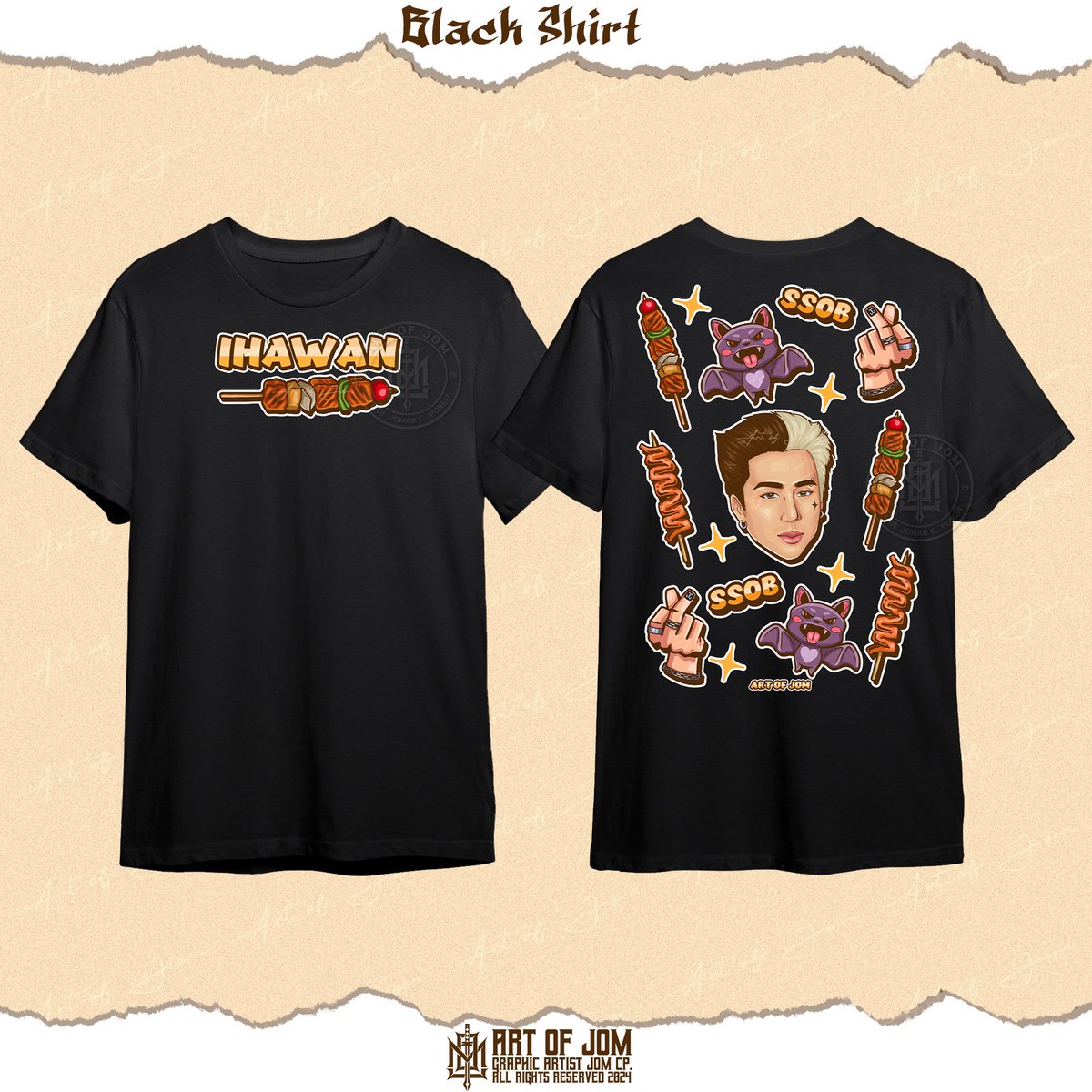 artofJom's tweet photo. IHAWAN FAN ART SHIRT ✍🏻💗
Ako po mismo gumuhit at nagdesign! 

UP for Preorder mga IHAWAN 🤙
@JoshCullen_s @SB19Official 
#Joshcullen #SB19_Josh #SB19
#IHAWAN #BBQS #ATINNEEDSMOOTS https://t.co/bB9Q3C2xVx