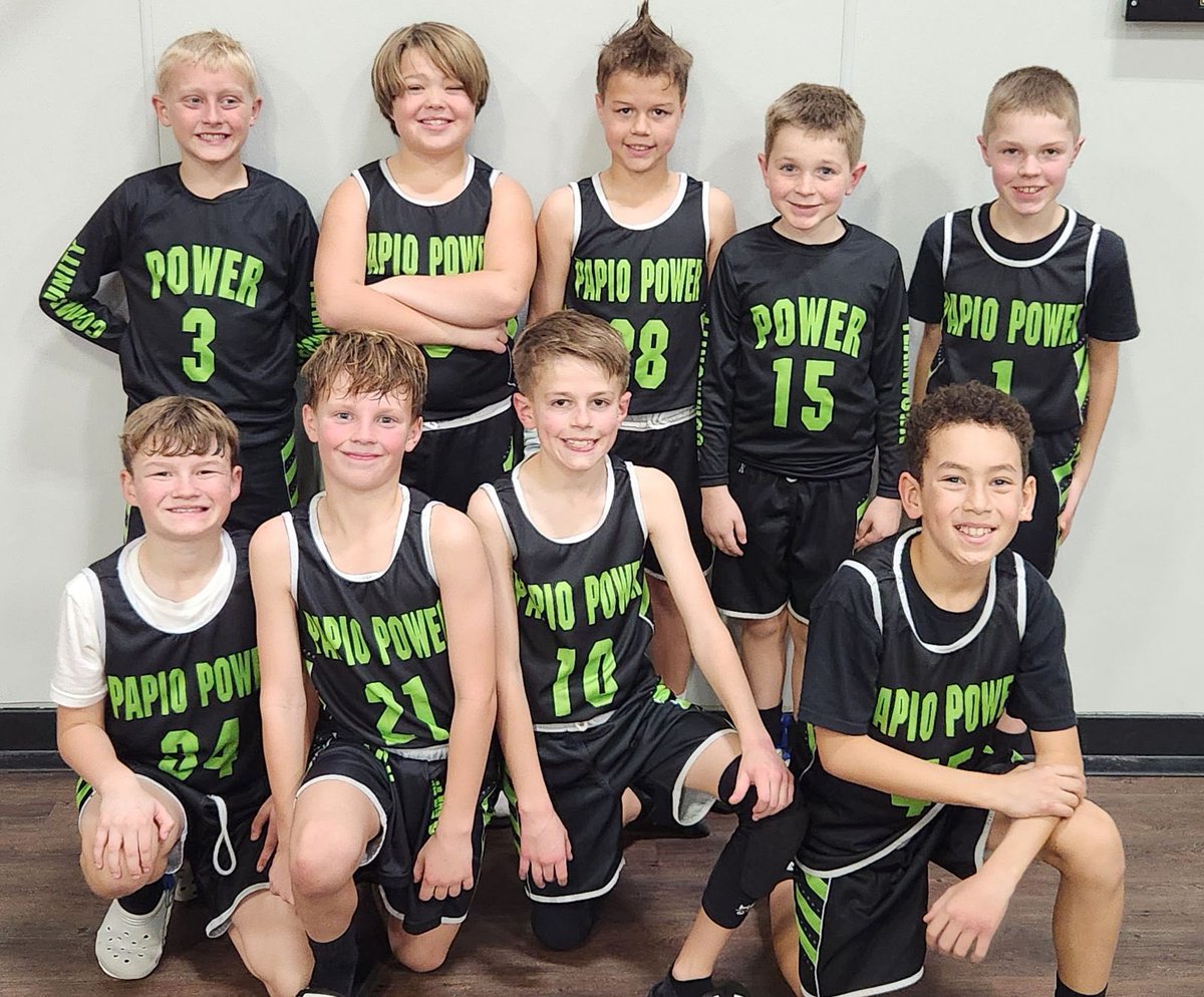 power_papio's tweet photo. Congrats to these teams on a great weekend:
Power 6th Boys - 🥇 
Power 6th Girls - 🥇 
Power 3rd Boys - 🥈 
Power 7th Girls - 3-way tie 2-1 
#represent
#HSPrep 
@JB_Braun9  @13Matthew_Lewis @BD_Braun https://t.co/QzqlFFgZR9