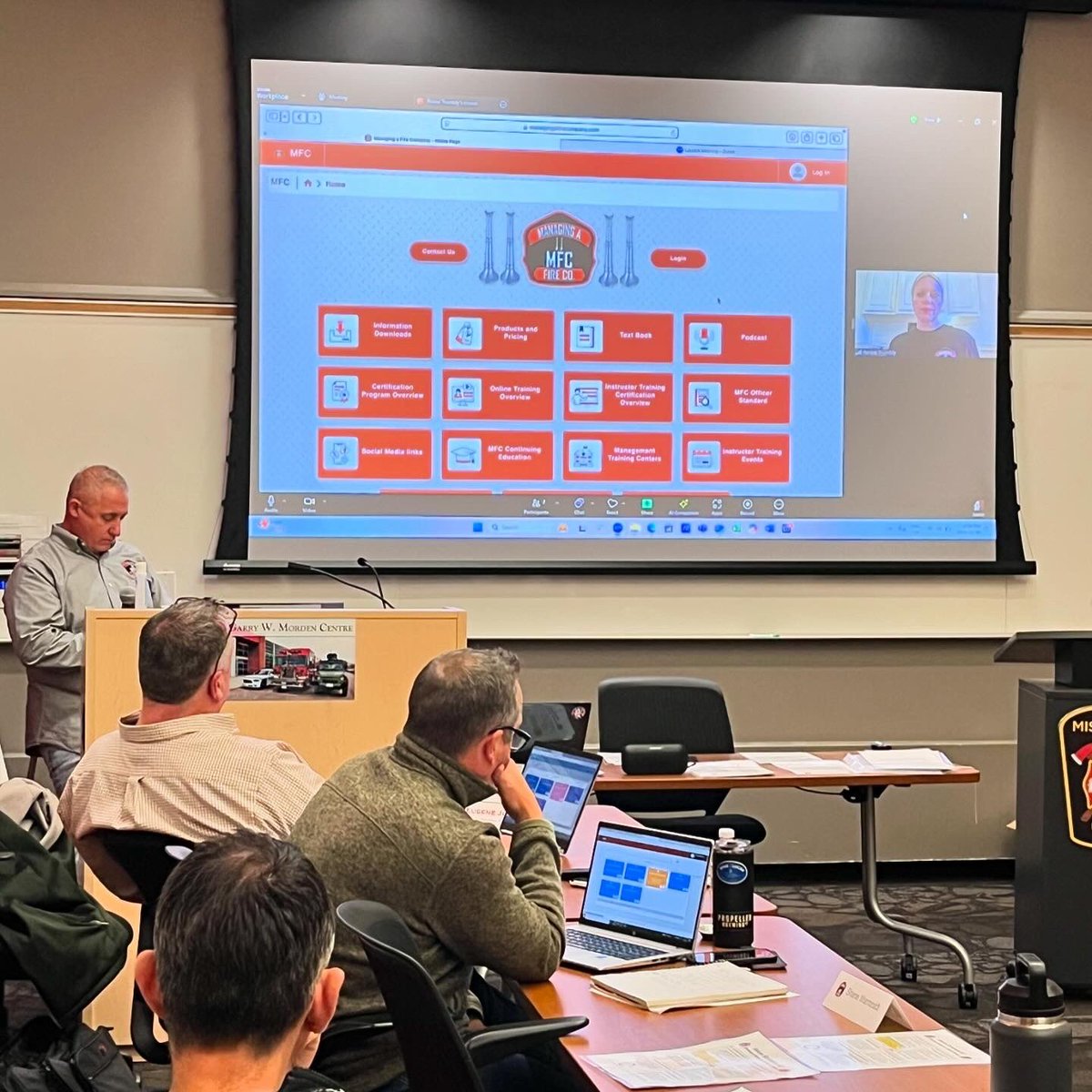 Our recent TtT class in Mississauga in Ontario, Canada was led by Chief Steve Kraft and Chief Kyle Trumbly. Towards the end of each TtT, our office manager Renee Trumbly zooms in to make sure all of our new trainers are up to date and well versed with our online system. We still