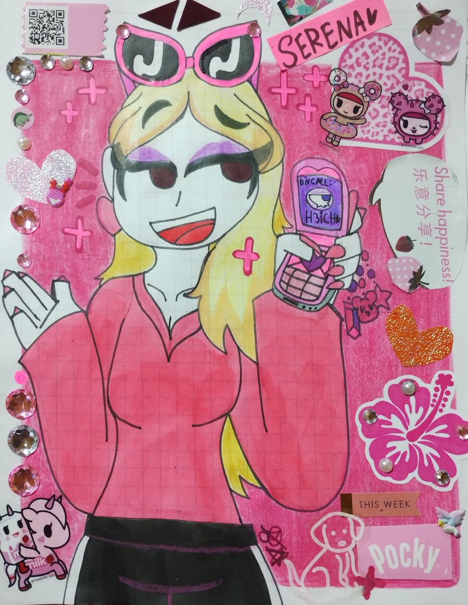 sparkydadoggo's tweet photo. Mi chiquilla Serena ✨
Ya tenía rato queriendo dibujarla 

#oc #ocart #traditionalart #y2k https://t.co/yeFzcHzgit