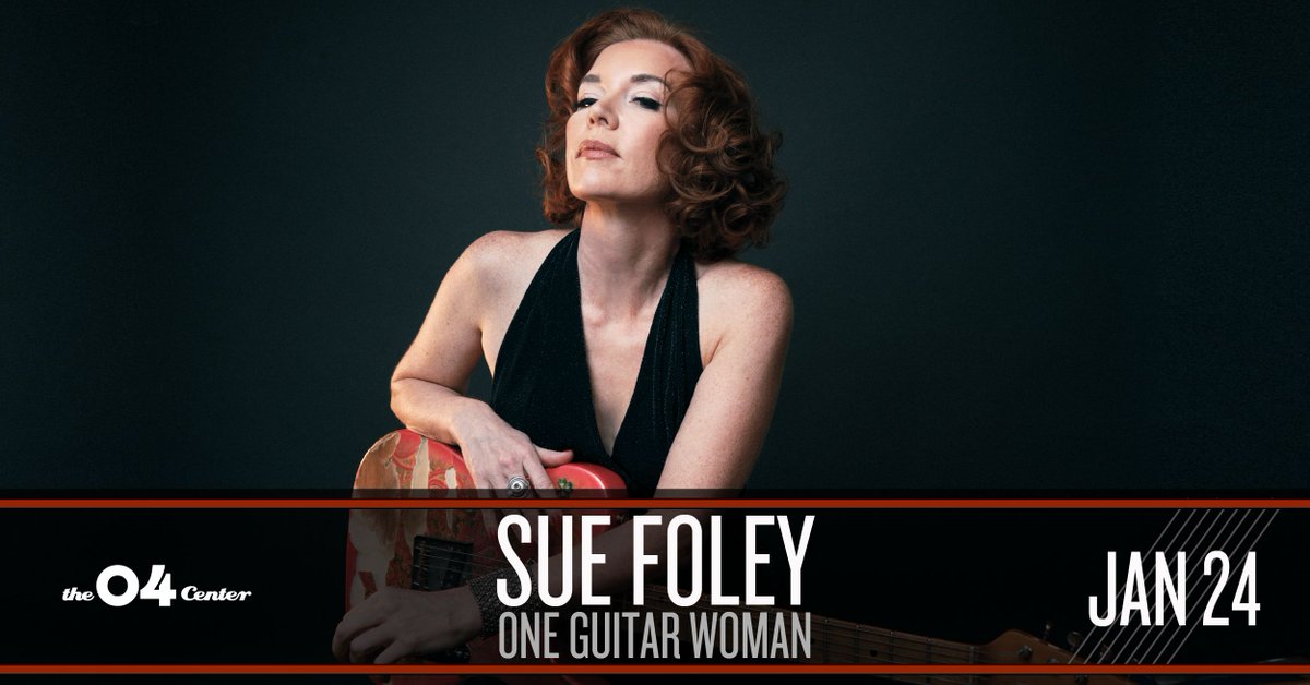 JAN 24: Sue Foley returns to The 04 with “One Guitar Woman,” her solo acoustic tribute to the female pioneers of guitar. Prepare for a magical evening exploring the varied musical styles of the women who forged the path for many guitar legends.

Tickets 🎟️ buff.ly/4eEiqQ2