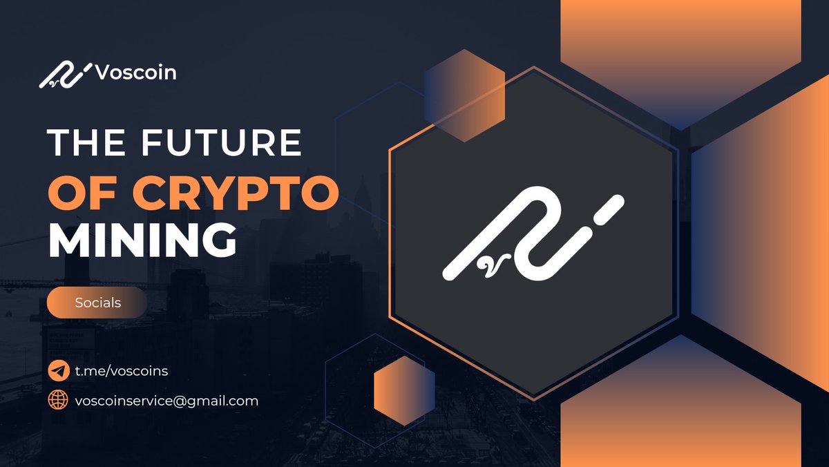 Voscoins's tweet photo. Introducing Voscoin: The Future of Crypto Mining

We are excited to announce the official launch Soon Voscoin, a revolutionary new cryptocurrency token set to transform the way we approach digital assets. #voscoin #cryptomining https://t.co/IzekXTRdsK