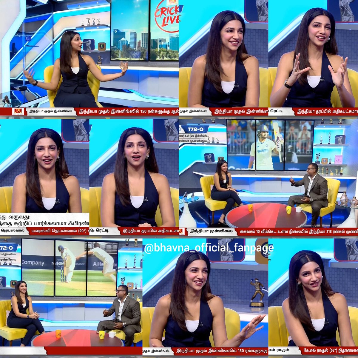 bhavsof_fanpage's tweet photo. .@Bhavna__B Day 3: Saravedi Sunday with Beauty Queen👑Bhavna in Sweet Blue look💙🤍🫶🫰💪🥰😇😍😘👰💞💓💝💗💖💟💘
#VJBhavna
#ShowDiaries
#VJOfTheYear2019
#MyBeautyQueenBhavs
#meninblue
#indiancricketteam
#cricketpresenter
#IndvsAus
#cricket
#bordergavaskartrophy
#starsportstamil https://t.co/PvQqZ5jTWy