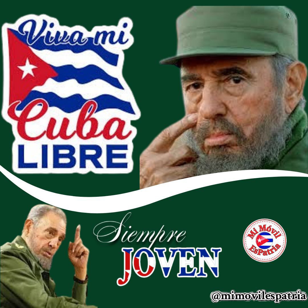 #AnapCuba #Fidel:"No hay nada comparable al sentido de la dignidad y del honor. No hay nada comparable al sentido del patriotismo y al orgullo de los hombres y mujeres de un pueblo revolucionario."
#FidelViveEntreNosotros 
#FidelPorSiempre