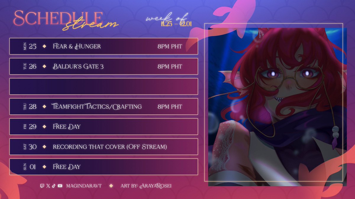 Magindara | Cannibal mermaid Vtuber tweet media