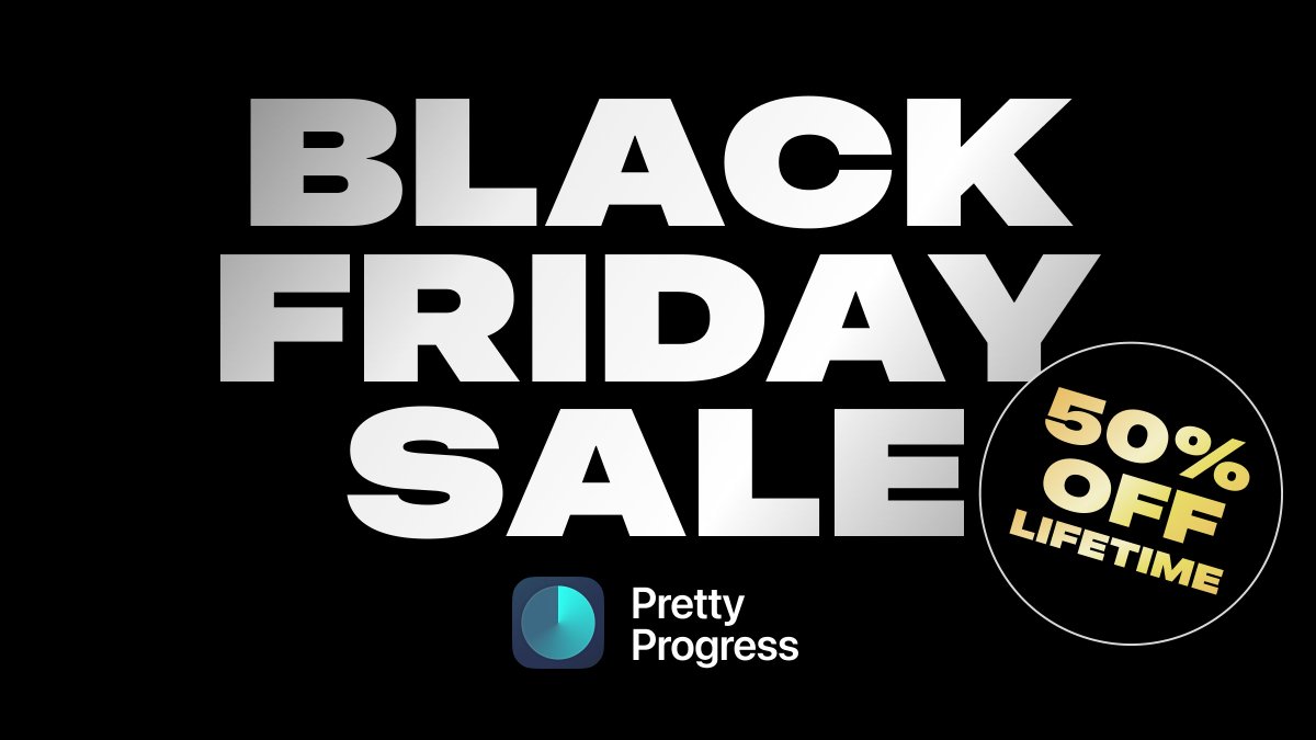 RodrigoSanudo's tweet photo. @PrettyProgress_  Black Friday sale starts today!

50% OFF Lifetime

Grab it while it is available! 💸 https://t.co/KcehZZeaYy