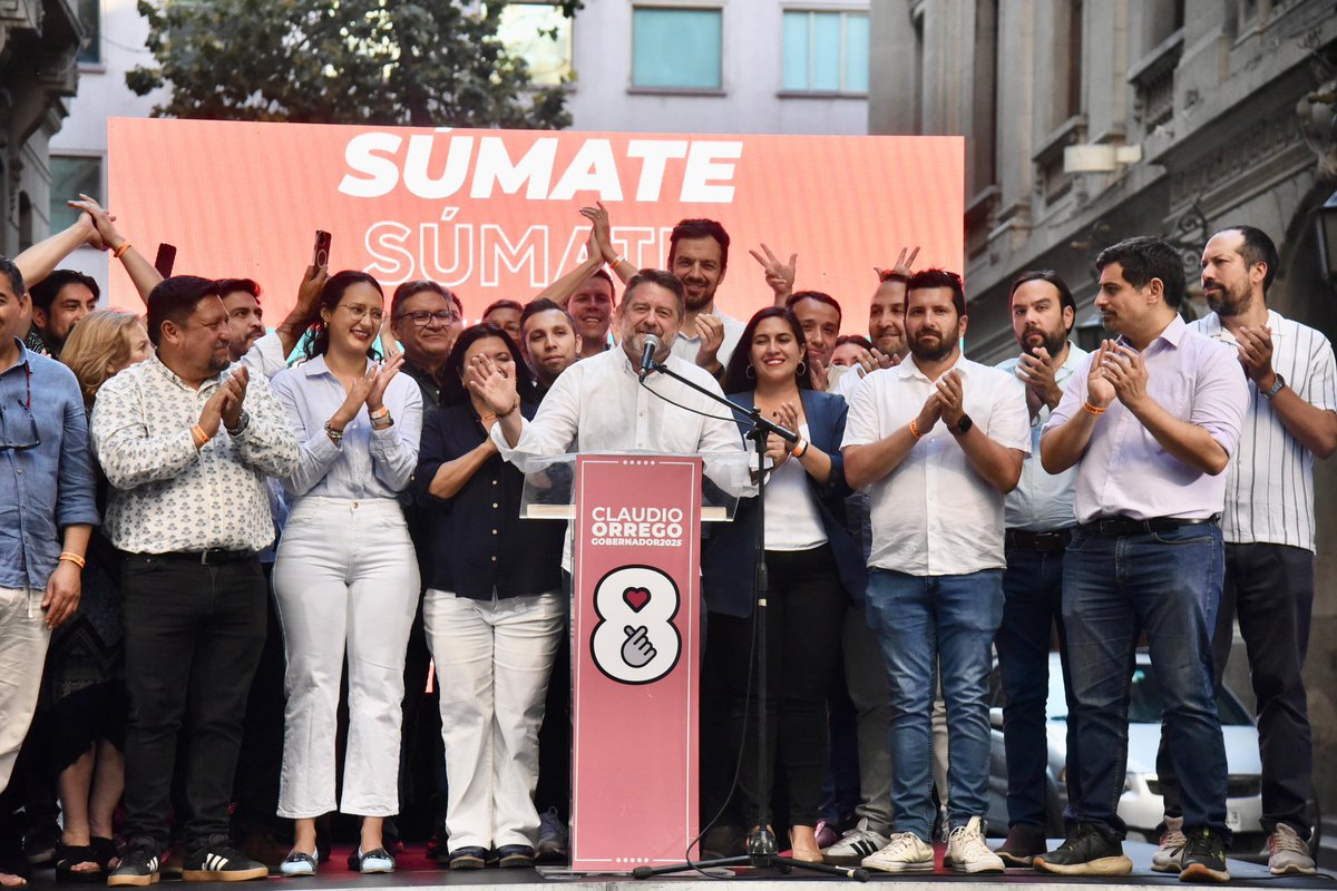cn_castro's tweet photo. ¡VAMOS POR 4 AÑOS MÁS! El Gobernador Claudio @Orrego logra un triunfo histórico para la región, consolidando una forma de hacer política que prioriza la gestión, la búsqueda de acuerdos por sobre la confrontación y una ciudad con justicia territorial para tod@s 💪🇨🇱 https://t.co/OzNFSMc5KN