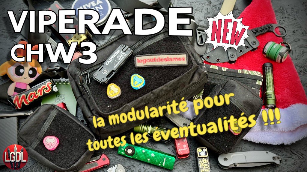 LGDL2's tweet photo. La nouvelle pochette EDC modulable de chez VIPERADE actuellement en projet sur Kickstarter !!!
Vidéo dispo sur ma chaîne YouTube 👉 https://t.co/Jxsbc67GCs
#viperade #edc #everydaycarry #edcbag https://t.co/PJCvSYzjqC