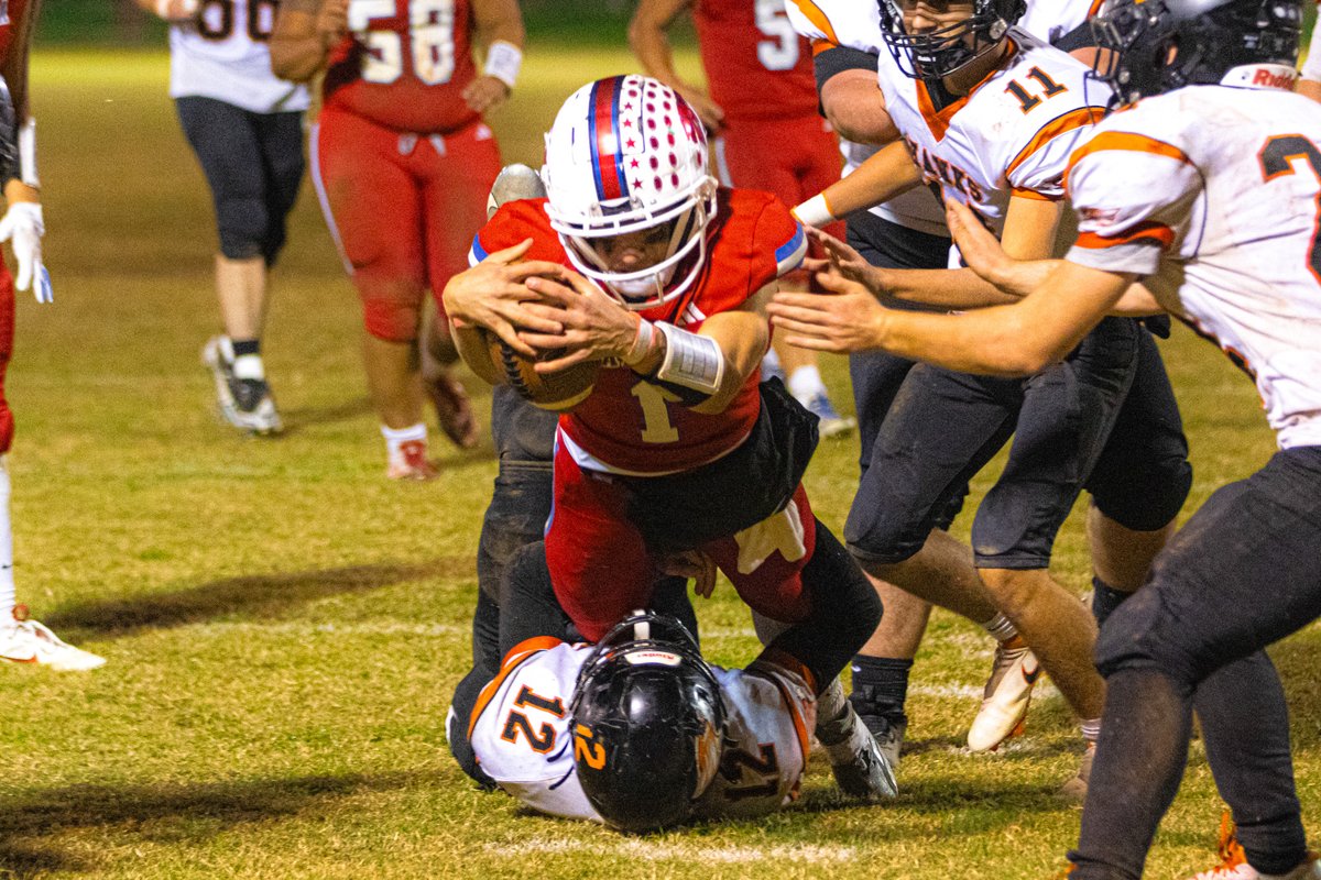 Class A Quarterfinal:

No. 6 Sherman (9-2) at No. 3 Wahama (11-0)

Friday, November 29 at 7 p.m.
#wvprepfb