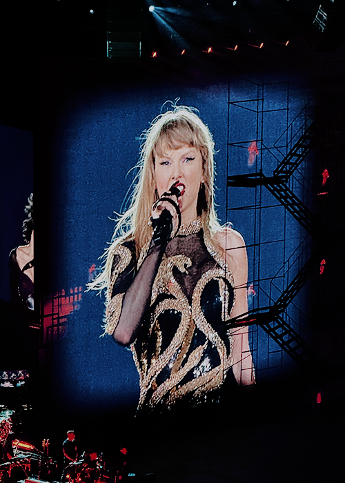 hightowerheart's tweet photo. my favourite pictures i took last night 🖤 #TorontoTSTheErasTour views from the nosebleeds!!! @TaylorNation13 #Tayronto https://t.co/DwZHlsJy4P
