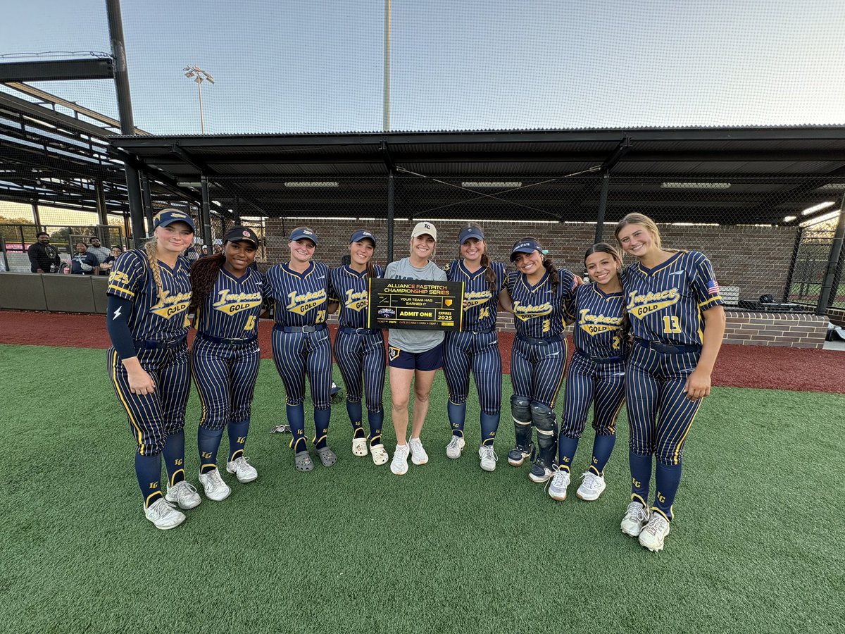 Went 6-1 for the weekend and got our ticket to Indiana!! Couldn’t be prouder of this group! <a href="/IGDFW_Bryant/">18u Impact Gold Premier Bryant</a> <a href="/HutchSoftball/">HUTCH SOFTBALL</a> <a href="/TimberCreekSB/">Timber Creek Softball</a>
