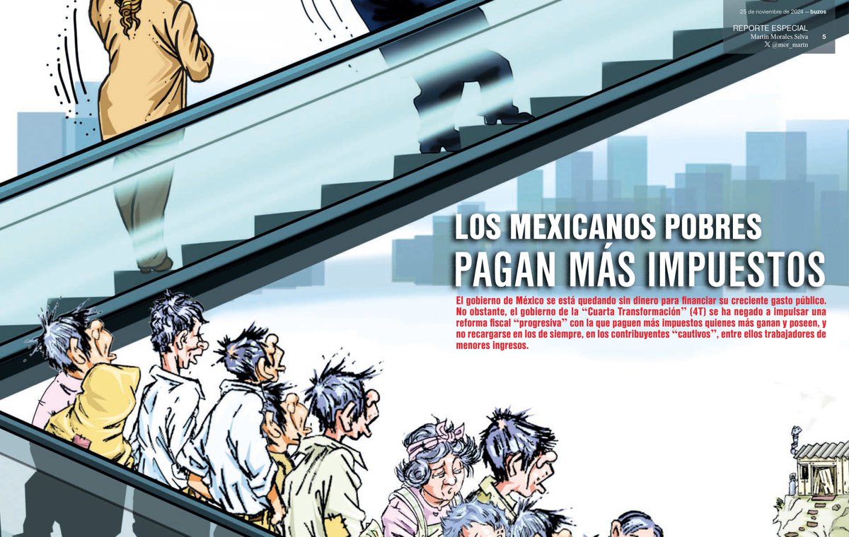 🔴#buzos | Los mexicanos pobres pagan más impuestos😰💰

En la 4T se utiliza una avalancha de dinero público en proyectos políticos orientados a conservar el poder.
📎bit.ly/3CHJPDE