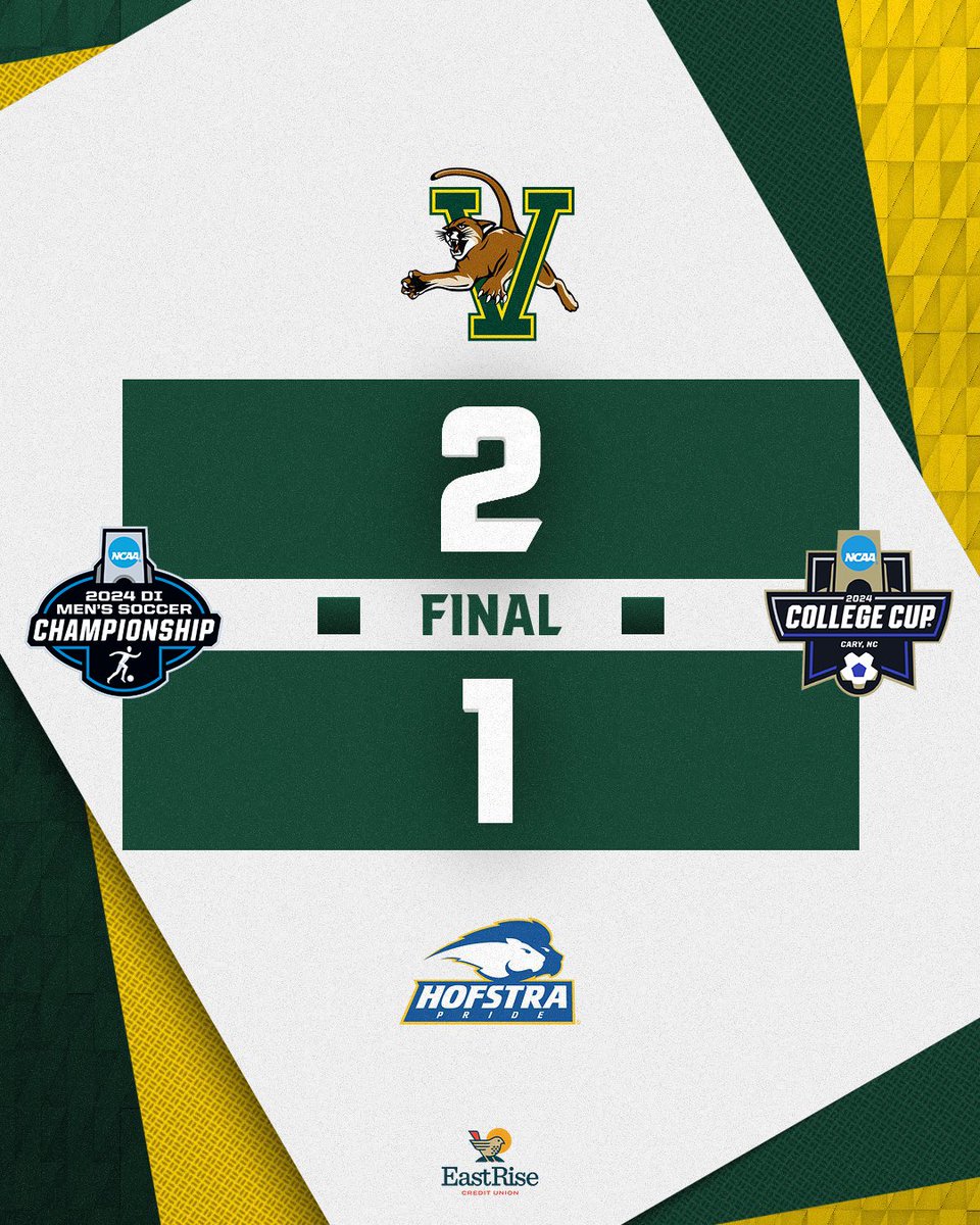 For the 3rd straight season the Catamounts are headed to the <a href="/NCAASoccer/">NCAA Soccer</a> Third Round!

UVM hands 7-seed Hofstra their first home loss in 22 matches.
#LetsRally