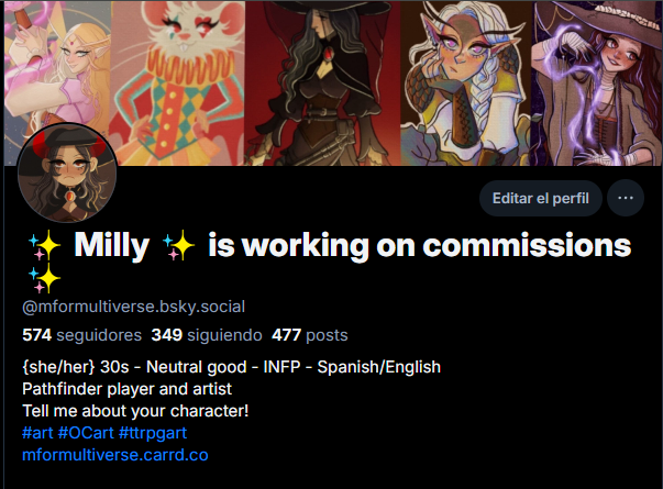 Milly ✨ Commissions open ✨ on the other site tweet media