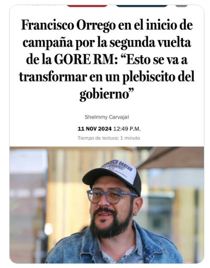 EcoCodex's tweet photo. Pancho, panchito, pancho orrego tú, Evelyn Matthei, la derecha y todo #ChileChamos perdieron el plebiscito y lo ganó el oficialismo. @PanchoOrregoG @Chile_Vamos_ 😊 https://t.co/gEaSphSpGV