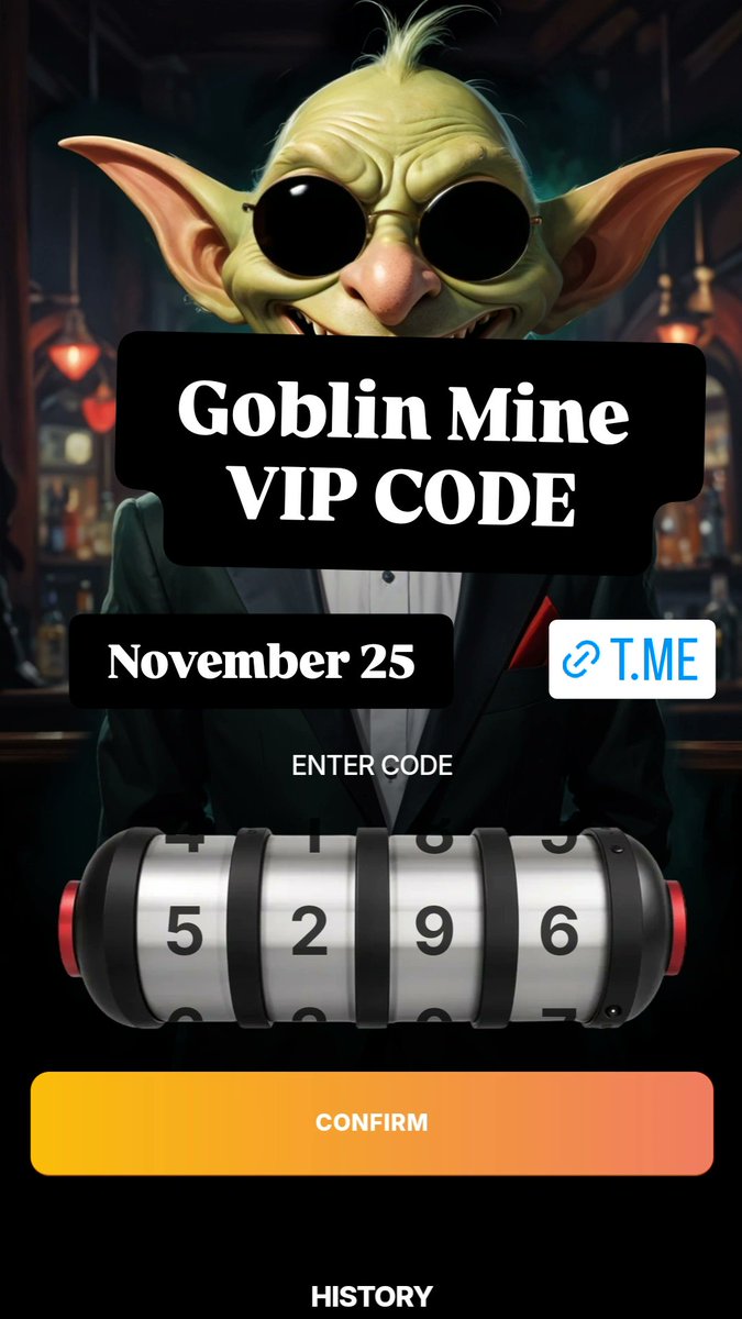 MRMarianaMR's tweet photo. Goblin Mine VIP CODE november 25
#GoblinMine_bot #goblinmine #Airdrop #Bitcoin #vipcode
https://t.co/kiVrsSzuXM https://t.co/y0pDSItskS