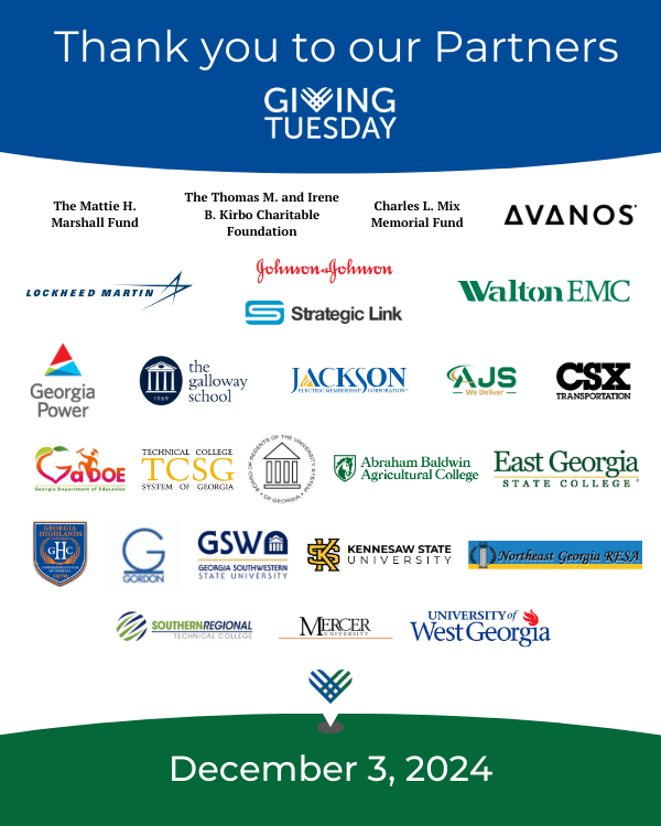 GYSTC (@gystc) on Twitter photo Also on #GivingTuesday, GYSTC would like to recognize our FY24 Partners. Without the contributions and donations from all of our stakeholders, GYSTC would not be able to prepare students to pursue careers that contribute to Georgia’s growing STEM industries. Thank you! Also on #GivingTuesday, GYSTC would like to recognize our FY24 Partners. Without the contributions and donations from all of our stakeholders, GYSTC would not be able to prepare students to pursue careers that contribute to Georgia’s growing STEM industries. Thank you!