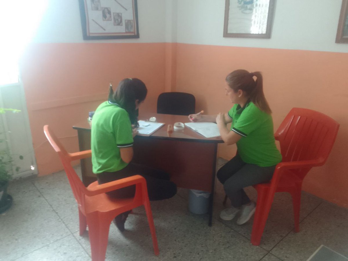 Desde la comunidad "La Playa"  del Municipio #RivasDávila nuestra #TropaVerde se desplegó para la atención social y nutricional de nuestros adultos y adultas mayores con Discapacidad.