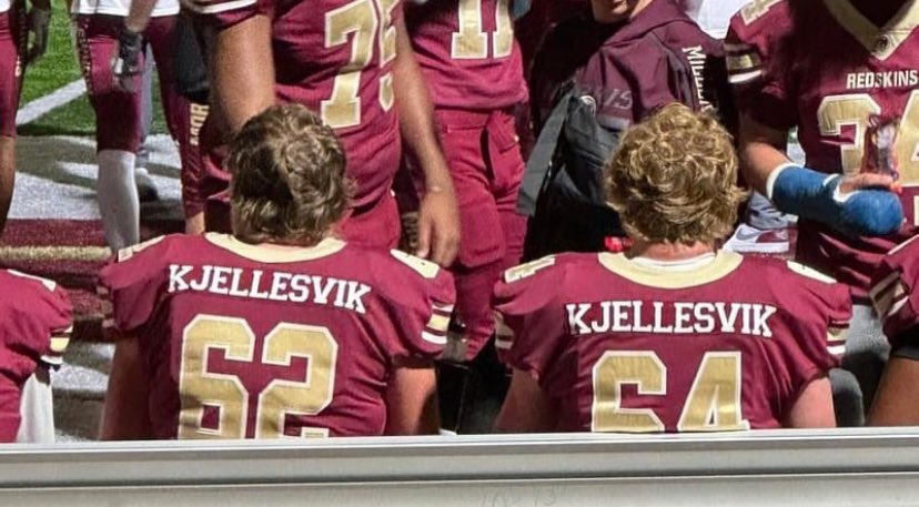 Unfortunately we didn’t end the season the way we wanted to but I am extremely grateful to have shared the field with my older brother for 2 years in high school football. Love you big bro❤️ <a href="/KjellesvikMason/">Mason Kjellesvik</a>