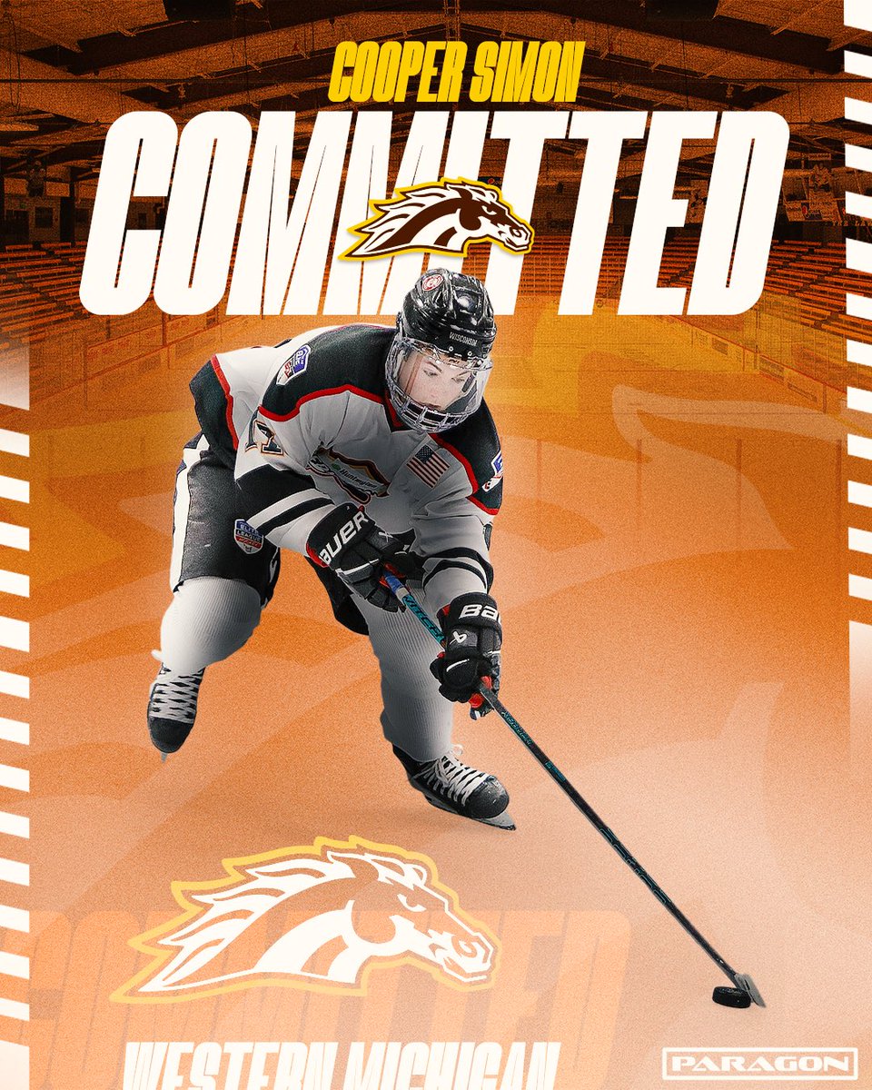 Congratulations to <a href="/CooperSimon4/">Cooper Simon</a> on his commitment to <a href="/WMUHockey/">WMU Hockey</a> | <a href="/TheNCHC/">The NCHC</a> !

<a href="/ELPuckOfficial/">Upper Midwest HS Elite League</a> | @TWHOCKEY 

ParagonSportsConsulting.com
—